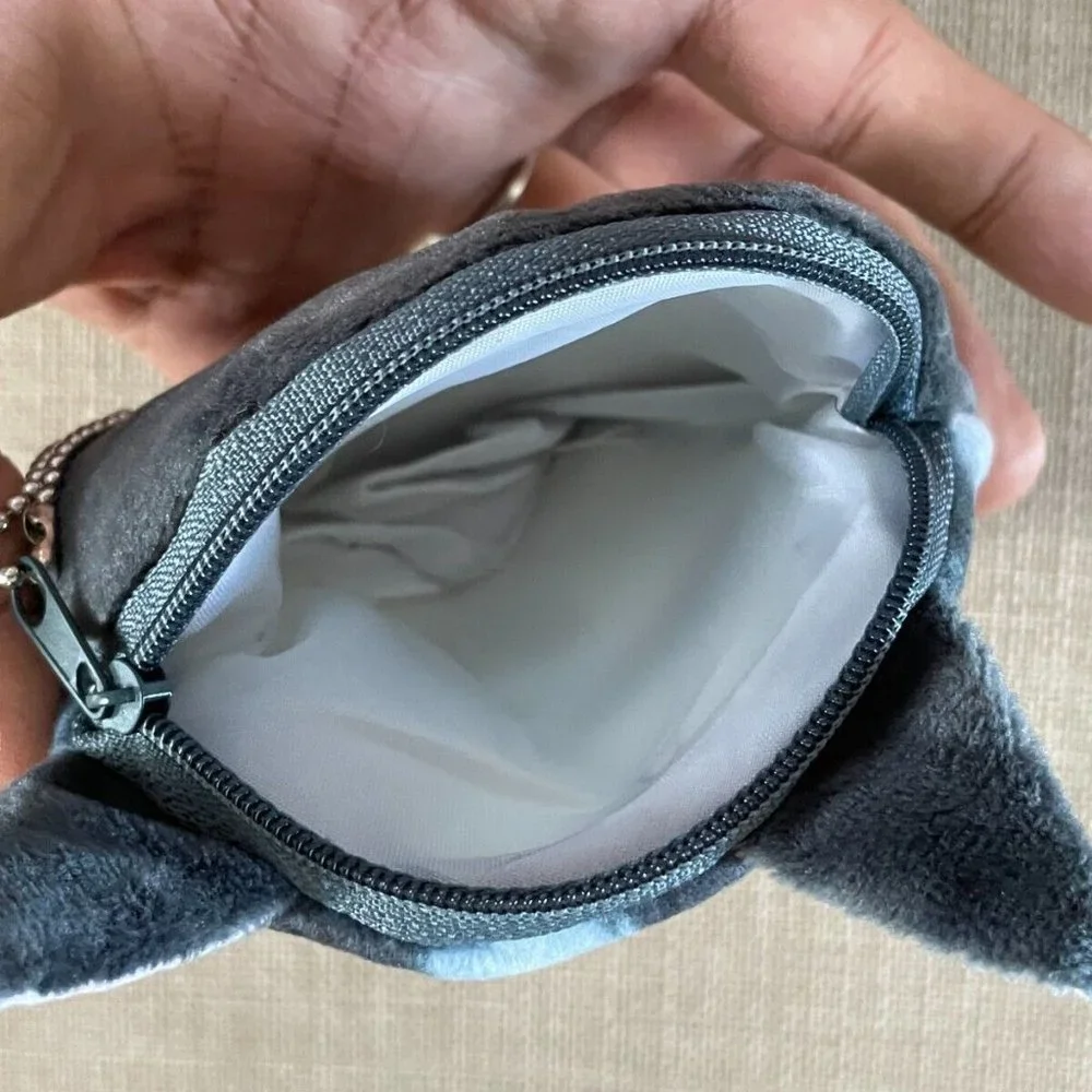 Coin Purse Dog Face Print Zip Small Coin Wallet Mini Pouch New